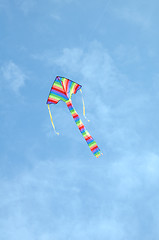 Image showing striped kite