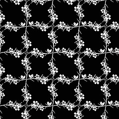 Image showing Seamless floral pattern