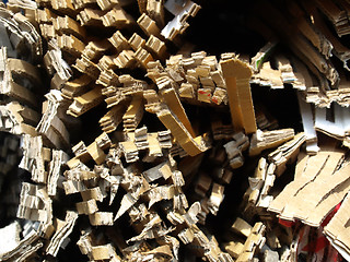 Image showing Corrugated cardboard