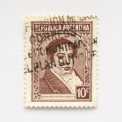 Image showing Argentine stamp