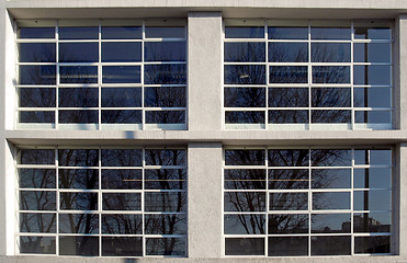 Image showing Industrial windows