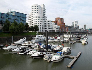 Image showing Duesseldorf harbour Germany