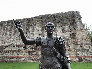 Image showing Emperor Trajan Statue