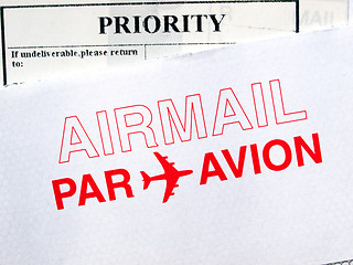 Image showing Airmail picture