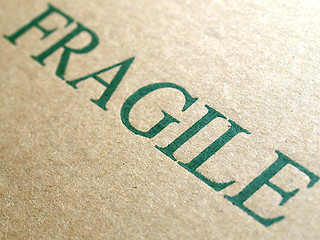 Image showing Fragile picture