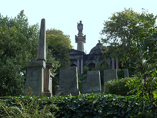 Image showing Glasgow cemetery