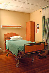 Image showing hospital bed