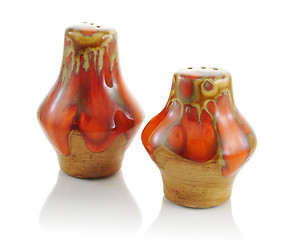 Image showing Salt and pepper shakers