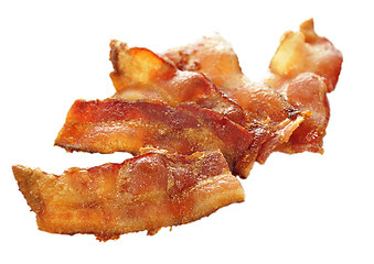 Image showing fried bacon