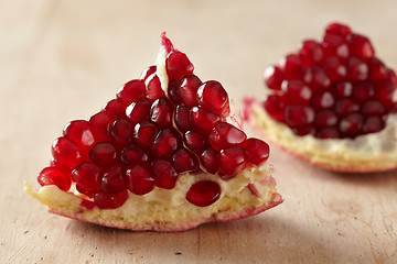 Image showing pomegranate pieces