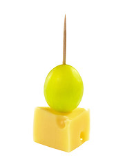 Image showing cheese canape