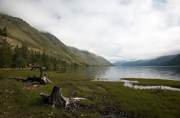 Image showing View on mountain Lake