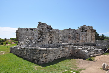 Image showing Tulum Mayan Ruins