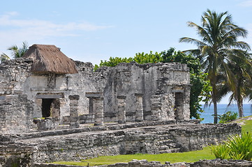 Image showing Tulum Mayan Ruins