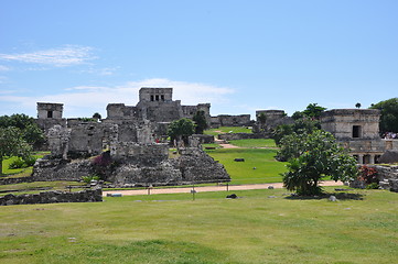 Image showing Tulum Mayan Ruins