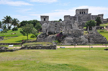 Image showing Tulum Mayan Ruins