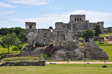 Image showing Tulum Mayan Ruins