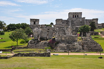 Image showing Tulum Mayan Ruins