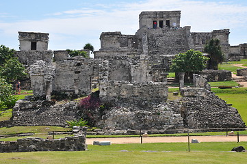 Image showing Tulum Mayan Ruins