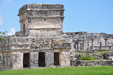 Image showing Tulum Mayan Ruins