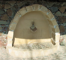 Image showing Water tap. Flasou. Cyprus