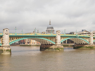 Image showing River Thames in London