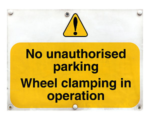 Image showing Parking sign