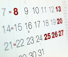 Image showing Calendar