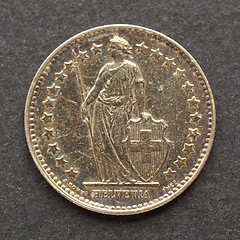 Image showing Swiss coin