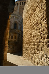 Image showing A street in the old city jerusalem