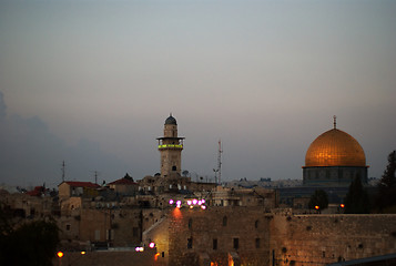 Image showing Jerusalem temple mount panorama