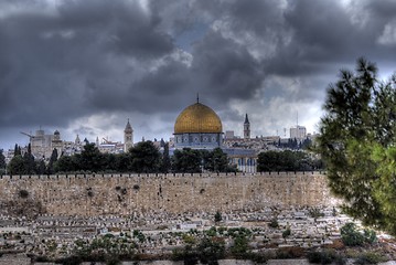 Image showing Jerusalem temple mount panorama