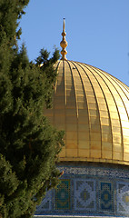 Image showing jerusalem old city - dome of the rock