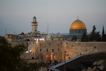 Image showing Jerusalem temple mount panorama