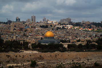 Image showing Jerusalem temple mount panorama