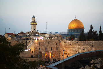 Image showing Jerusalem temple mount panorama