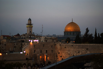 Image showing Jerusalem temple mount panorama