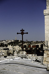 Image showing Jerusalem street travel on holy land