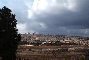 Image showing Jerusalem temple mount panorama