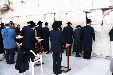 Image showing Wailing wall in jerusalem