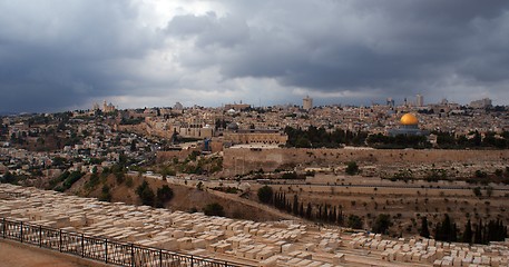 Image showing Jerusalem temple mount panorama