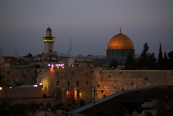 Image showing Jerusalem temple mount panorama