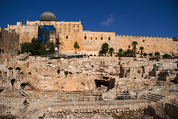 Image showing Jerusalem temple mount panorama