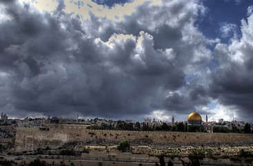 Image showing Jerusalem temple mount panorama