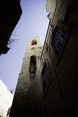 Image showing Jerusalem street travel on holy land