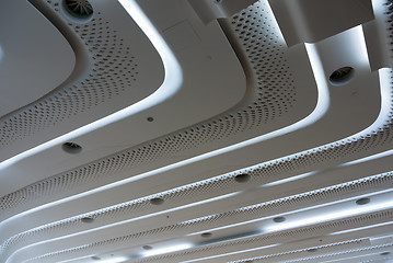 Image showing Modern music hall ceiling