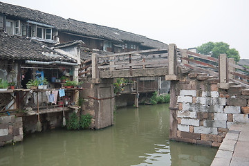 Image showing China ancient building in Wuzhen town