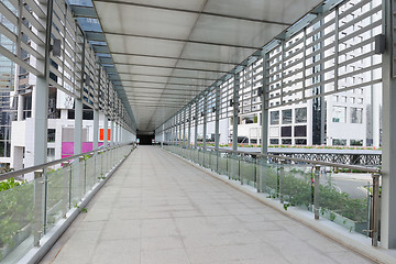 Image showing Passenger footbridge