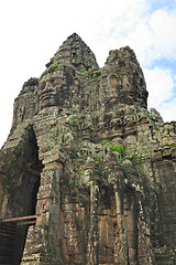 Image showing Angkor Thom south gate in Cambodia