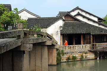 Image showing China ancient building in Wuzhen town